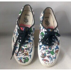 Vans Marvel Avengers Skate Shoes Unisex M 7.0/W 8.5 White Canvas Spiderman Thor